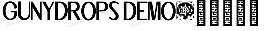 GUNYDROPS DEMO字体转换